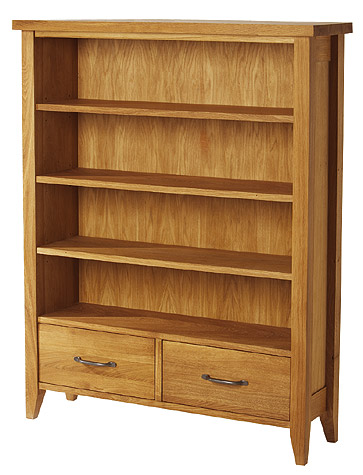 Wealden Bookcase with 2 Drawers (Lacquer Finish)