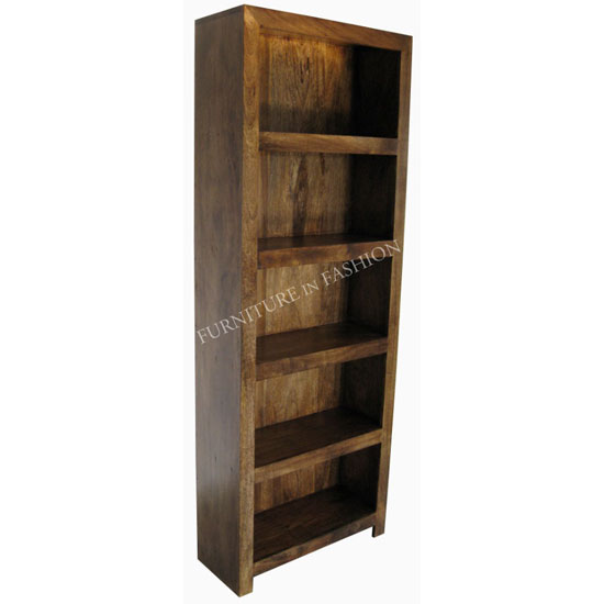 Dakota Tall Bookcase in Dark Finish - LS042N