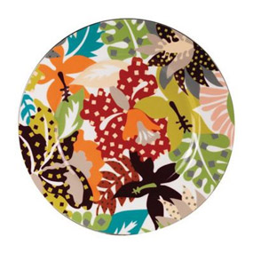 Tropical Tableware Tropical Pattern Desert Plate - 20cm