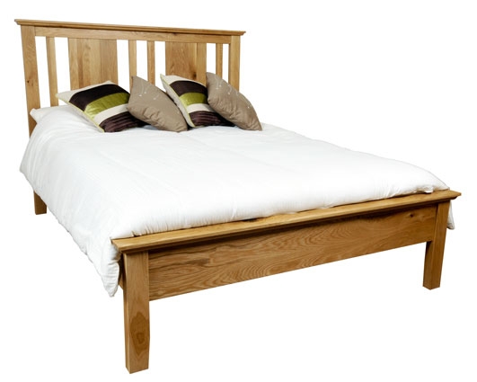 Hereford Rustic Oak Bed - Single, Double or King Size (Double Bed)