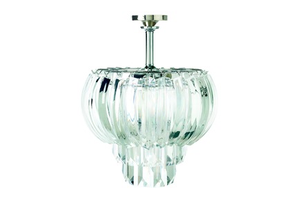 Aria Clear Layered Swag Ceiling Light