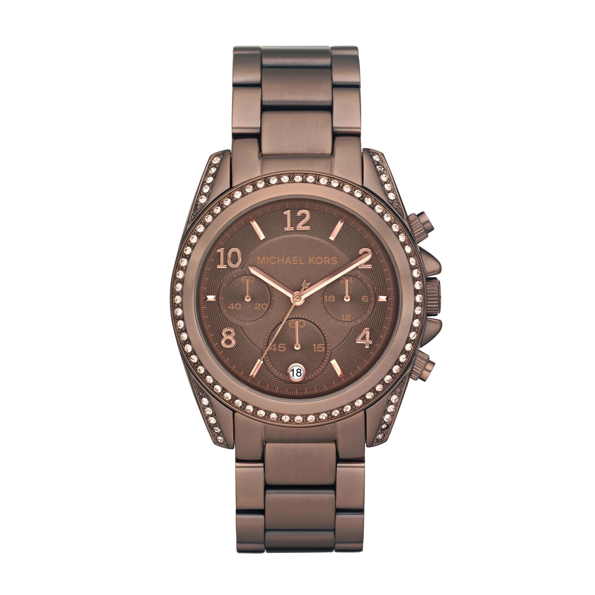 Women's Michael Kors MK5493 Ladies sport, Brown