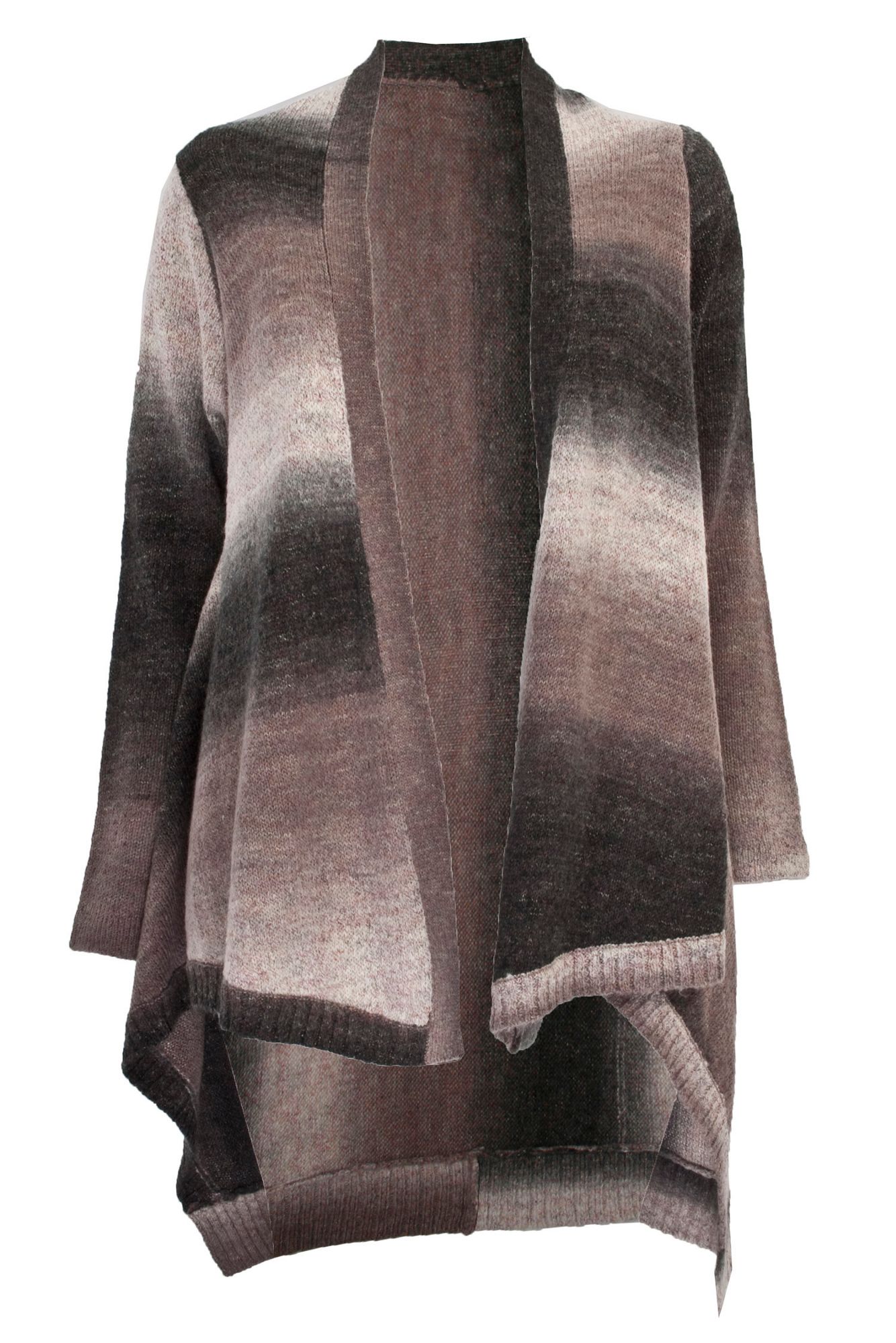 Ann Harvey Oatmeal ombre effect cardi, Chocolate