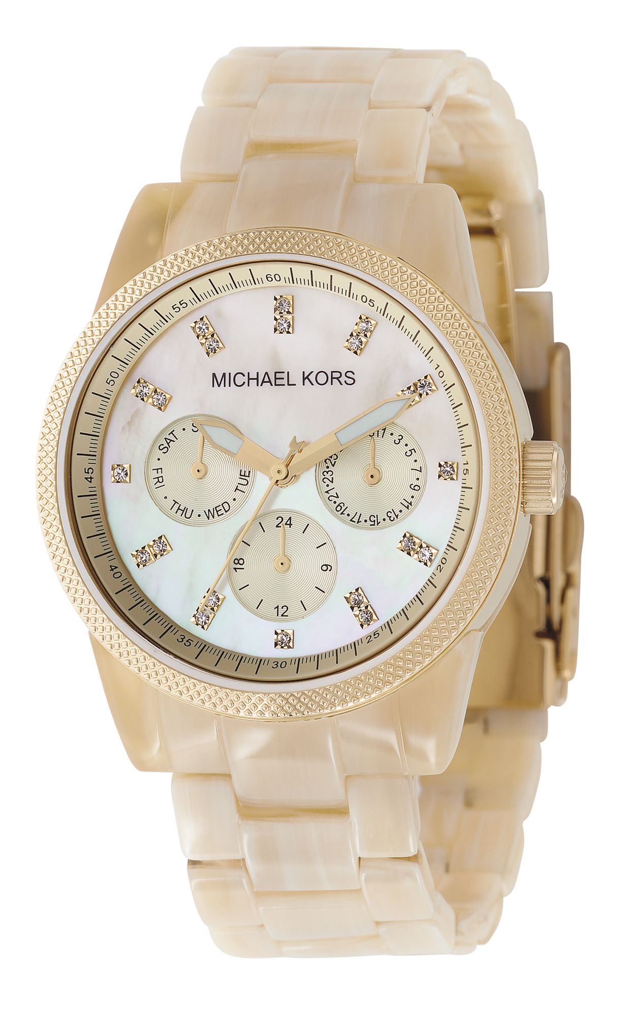 Women's Michael Kors Round case watch MK5039, Ivory