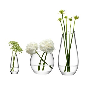 Lazlo Vase, Clear Vase 24cm