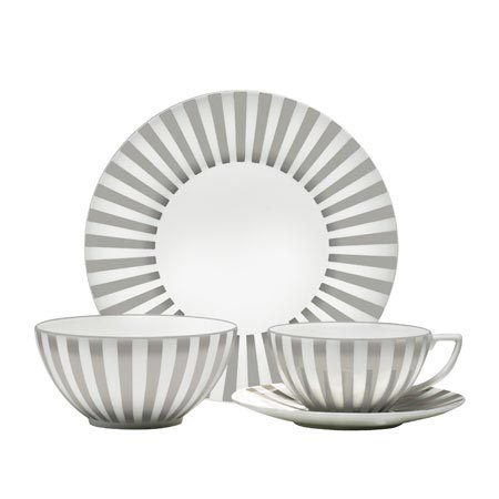 Platinum Tableware Plates and Dishes Plate 23cm Striped