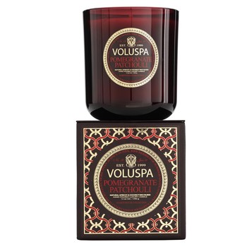 Voluspa - Maison Rouge - Scented Candle in Box - Pomegranate Patchouli