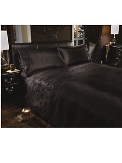 Isadora Duvet Cover Set, Chocolate