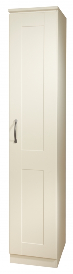 Welcome Furniture Kingston Cream Single Tall Wardrobe by Welcome Furniture