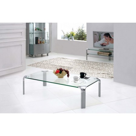 Erica Glass Coffee Table Rectangular - Clear