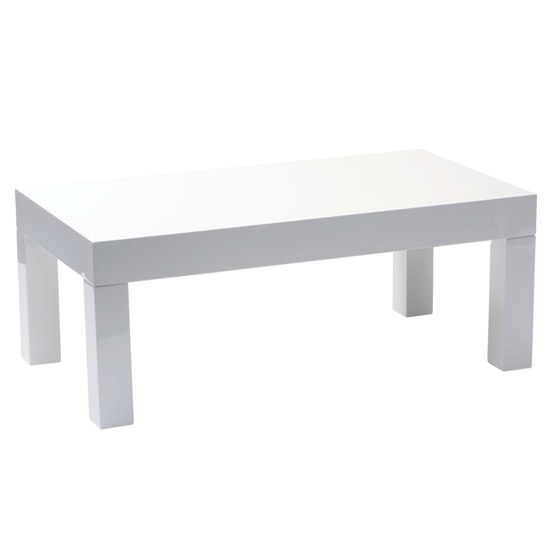 Moda White Hi Gloss Coffee Table, 2401863