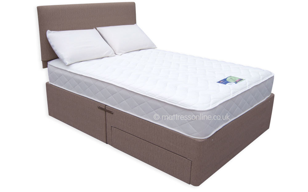 Silentnight Memory Comfort Mattress with Autograph Divan Base, Single, No Headboard Required, 2 Side Drawers