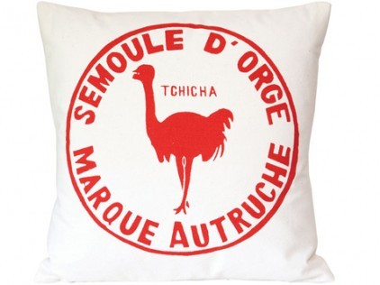 french sac cushion - red