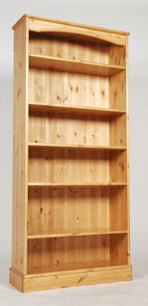 One Range Tall Wide Bookcase - Choice of Finishes (Painted Off-White )