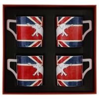 Andrew Martin - Union Jack Jumbo Mugs - Set of 4