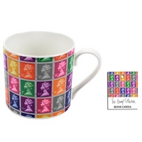 Stamp Collection - Multi Coloured Stamps Mug