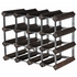 Dark Pine Assembled Wine Racks